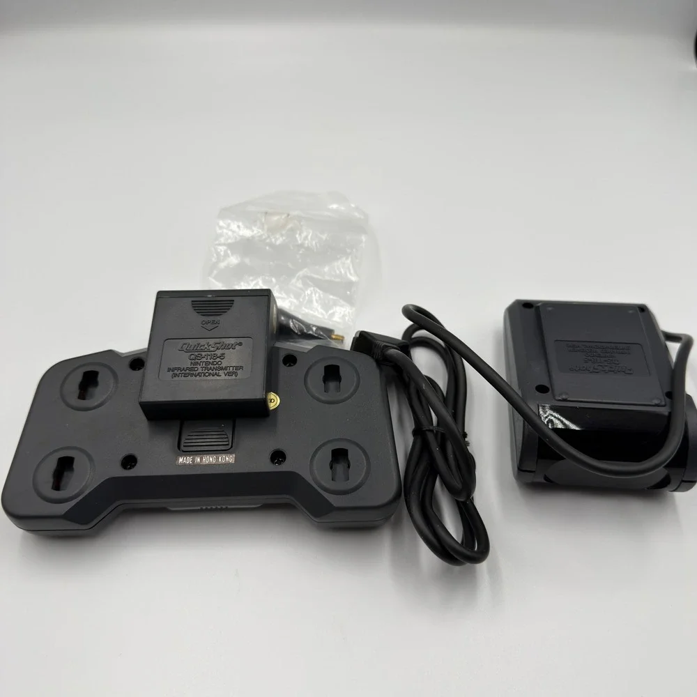 QuickShot Wizmaster Wireless NES Controller Nintendo Infrared Receiver In Box